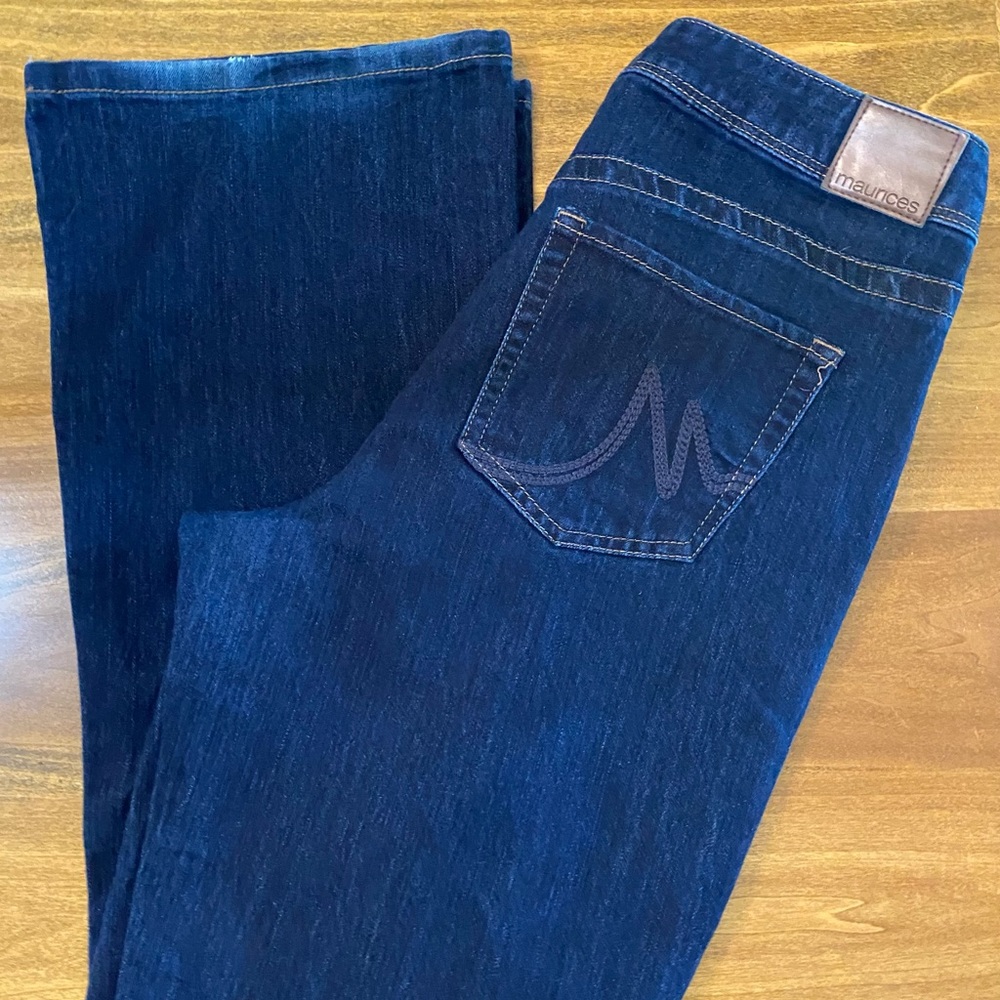 Maurices Dark Blue Boot Cut Jeans